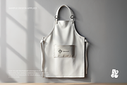 White Apron Mockup Set, a Household Mockup by DOBE Studio (Thumbnail 4 of 5)