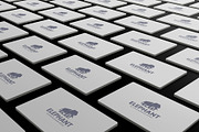 Elephant Logo Flat Silhouette, a Branding & Logo Template by Artnivora.Std (Thumbnail 4 of 4)