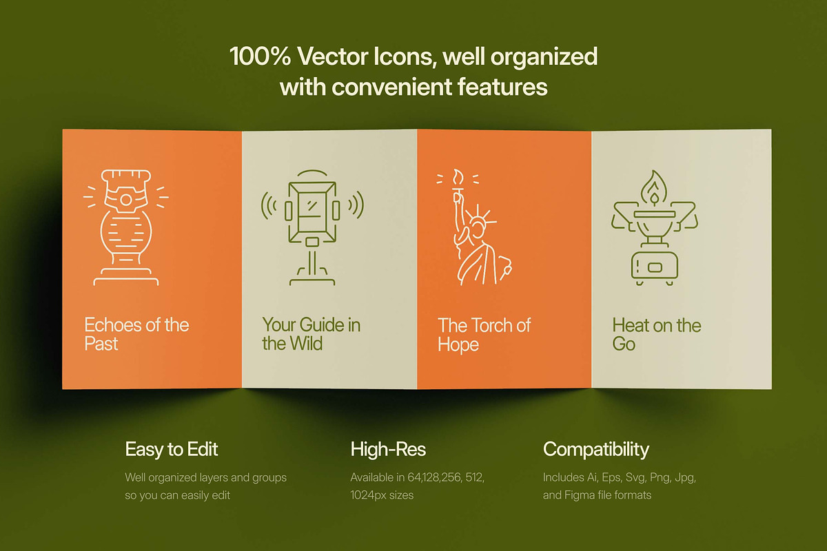Adventure and Exploration Icon Set, an Outline Icon by Prosymbols (Photo 2 of 8)