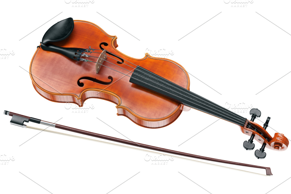 Violin musical equipment, set, an Object Graphic by ARTYuSTUDIO (Photo 6 of 14)