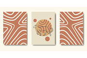 Boho Minimalist Wall Art Set, an Animal Illustration by NatalyN (Thumbnail 1 of 4)