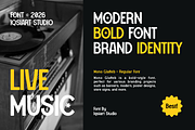 Mono Glafteb - Modern Brand Font, a Sans Serif Font by Iqsiart Studio (Thumbnail 3 of 14)