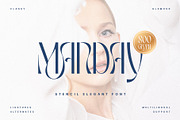 Manday Typeface, a Serif Font by alit design (Thumbnail 1 of 15)
