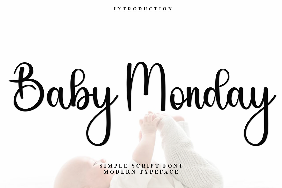Baby Monday, a Handwritten Font by FreshTypeINK (Photo 1 of 7)
