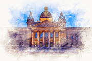 Urban Watercolor Photoshop Effect, a Brushes & More by INTENTFX (Thumbnail 18 of 26)