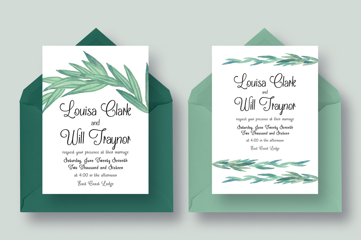 Tremendous Eucalyptus Collection, an Invitation Template by Knotted Design (Photo 11 of 24)