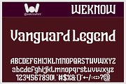 Vanguard Legend font, a Serif Font by weknow (Thumbnail 1 of 8)