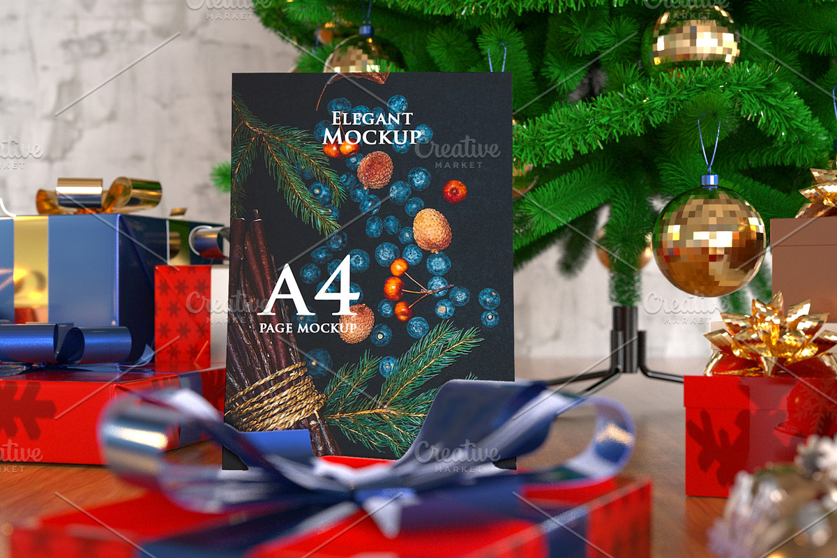 Christmas Scene Creator Mockup, a Product Mockup by StyleMockups (Photo 4 of 4)