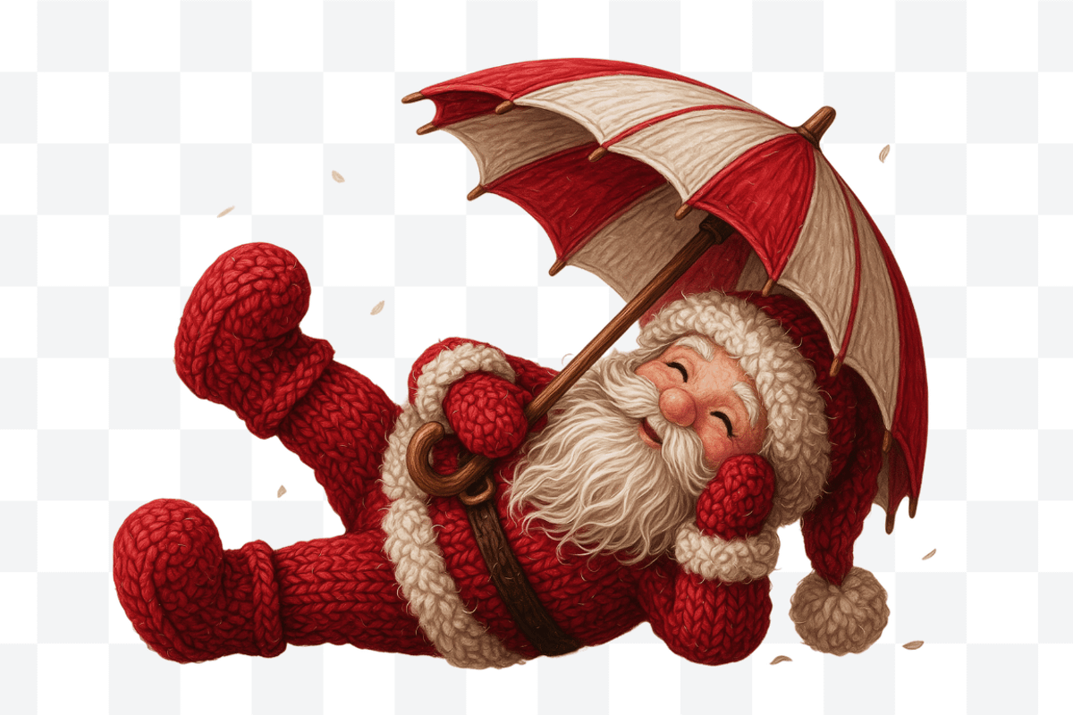 Christmas Santa Crochet Clipart Bund, an Object Graphic by Cut File (Photo 5 of 5)