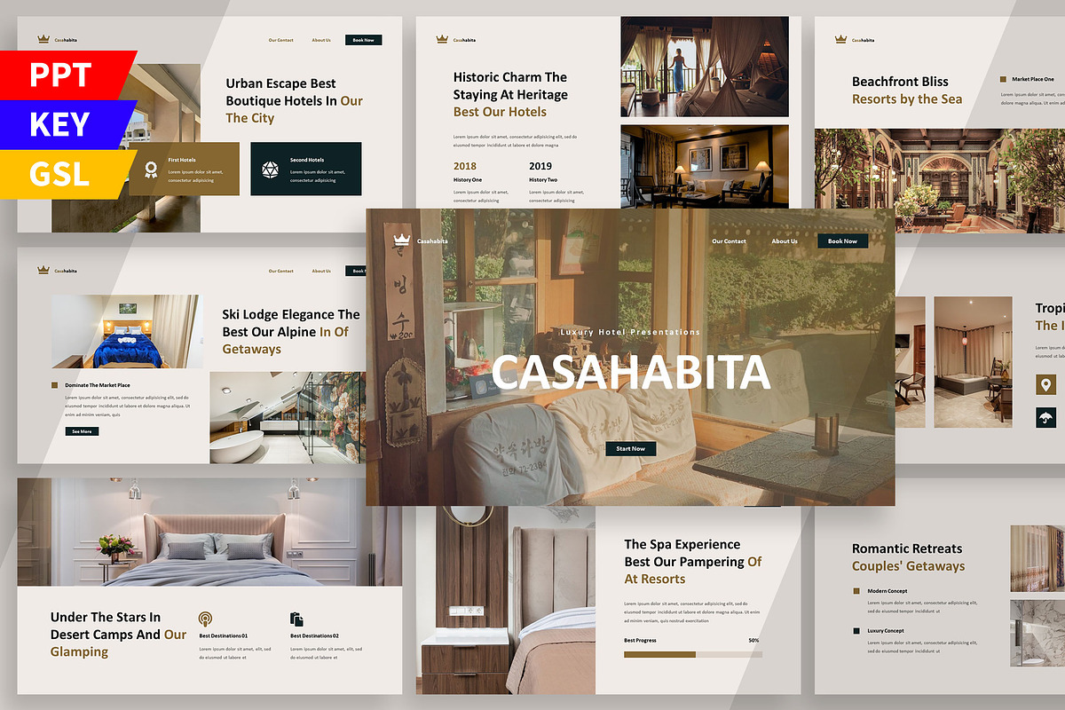 Luxury Hotel - Presentations, a Presentation Template by Haidezign (Photo 1 of 4)