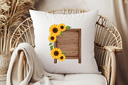 Vintage Sunflowers Autumn Clipart, an Illustration by Libby Wishes (Thumbnail 6 of 11)
