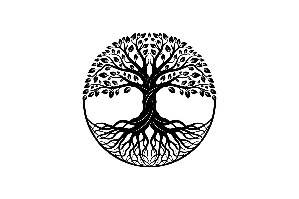 Tree of Life Circle SVG Bundle, an Illustration by Gfx_Store (Photo 45 of 50)