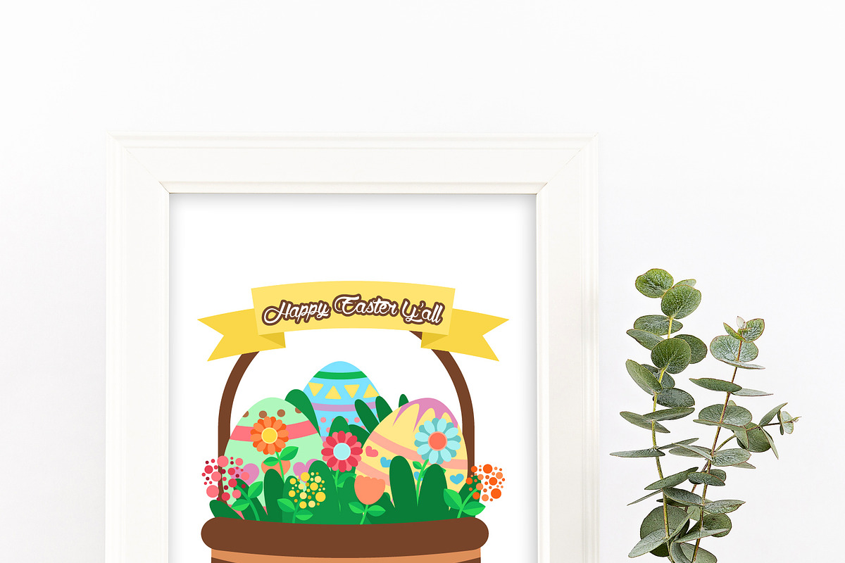 Easter Owl Digital Clipart, a Seasonal Illustration by Cozy Cat Design (Photo 3 of 5)