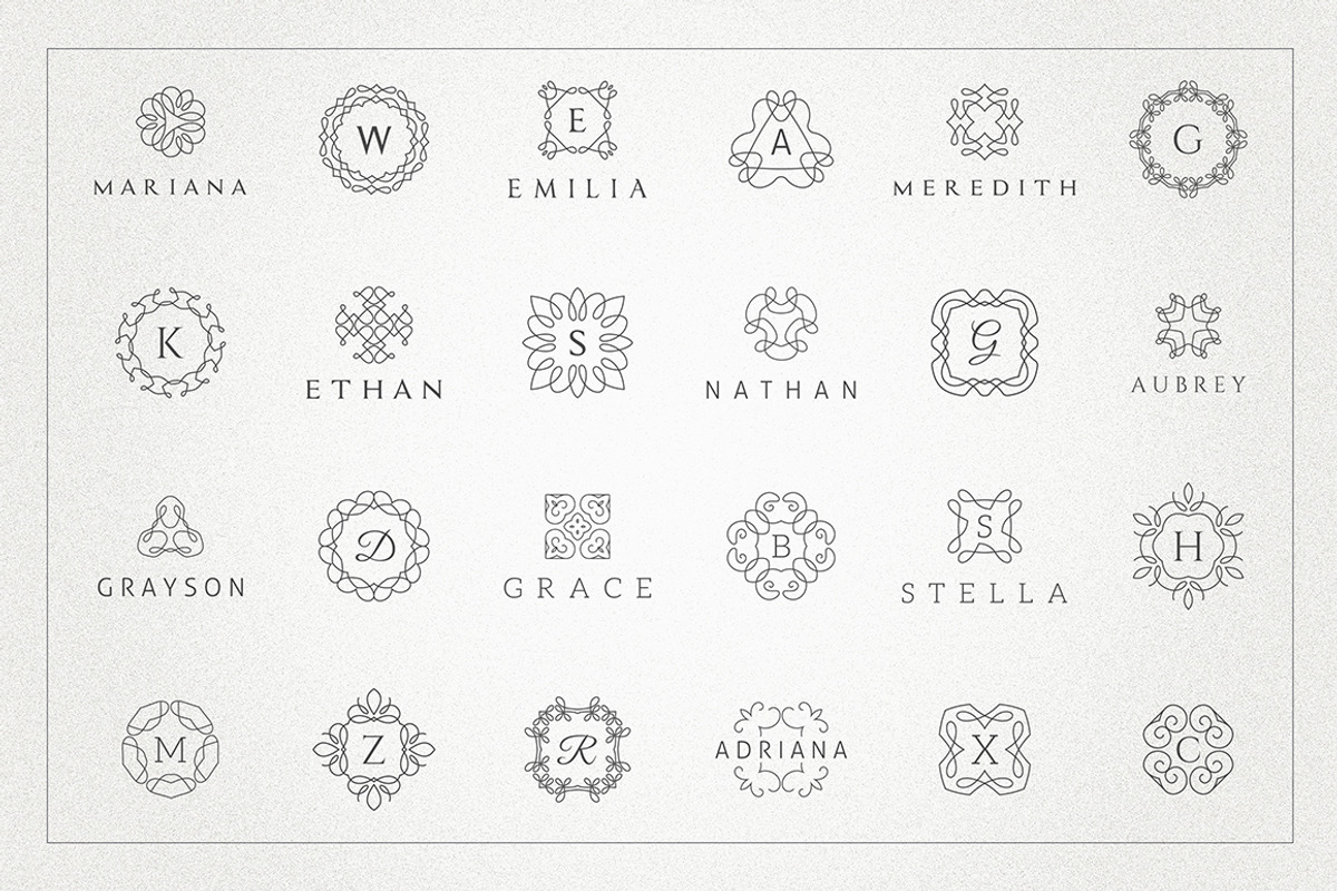 24 Elegant Logo Templates, a Branding & Logo Template by Sarten (Photo 2 of 7)