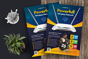 Internet Provider Flyer Template, a Flyer Template by Boostock (Thumbnail 1 of 4)