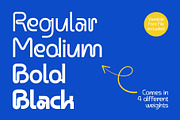 Bloomink - Ink Trap Sans-Serif, a Sans Serif Font by HipFonts (Thumbnail 2 of 9)