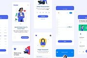 Healer 2 Patient Mobile UI KIT, an App Template by No.13 (Thumbnail 2 of 7)