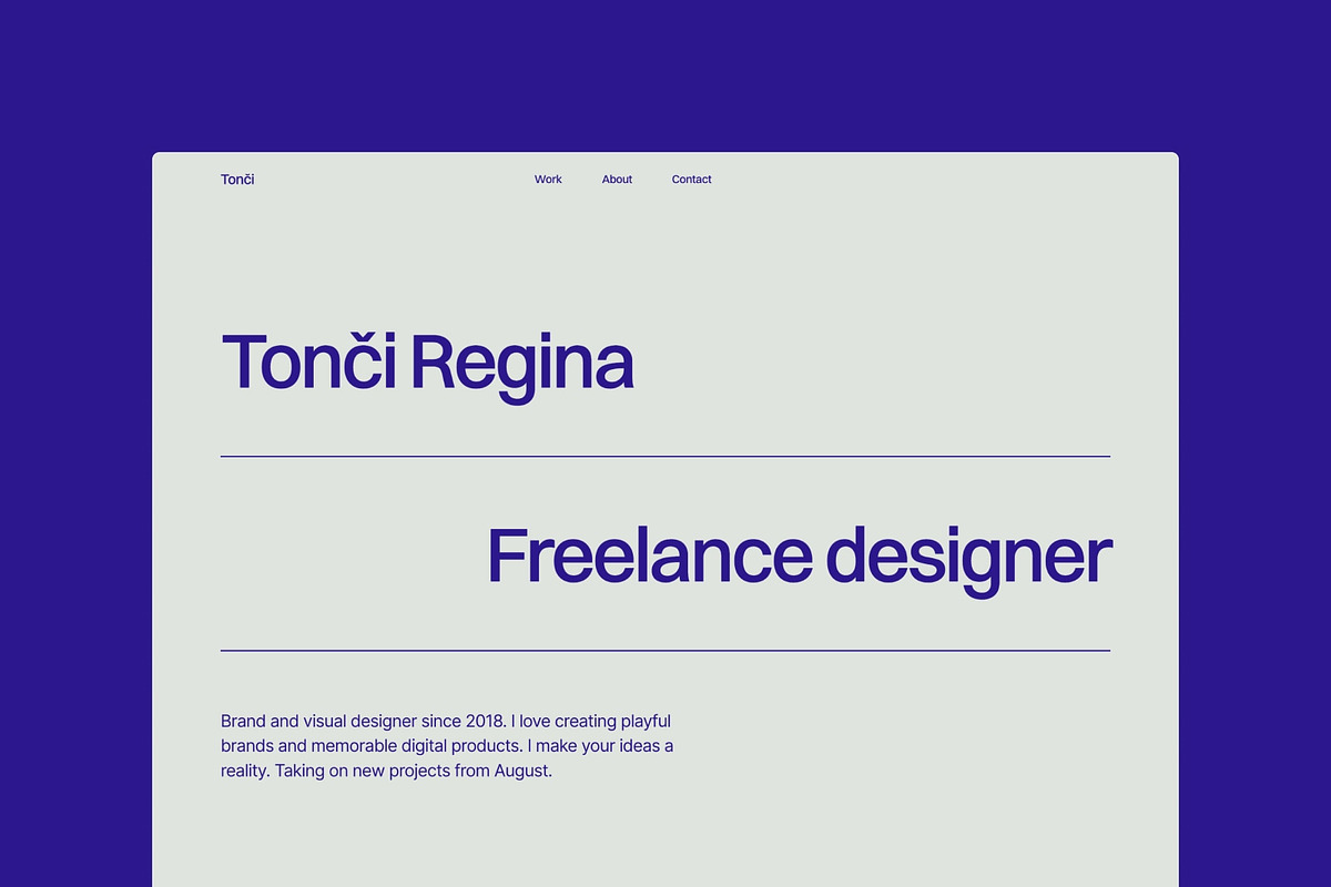 Accent Portfolio Template · Framer, a Landing Page Template by Bryn Taylor (Photo 1 of 5)