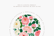 Blush Garden Roses Seamless Pattern, a Pattern Graphic by Pati Charm Studio (Thumbnail 4 of 6)