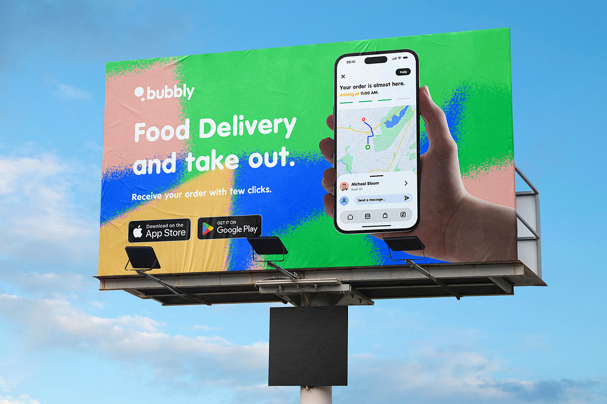 Billboard Poster Street Mockup, an Advertising Mockup by Asylab (Photo 4 of 5)