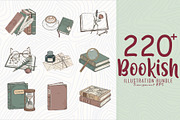 220 Aesthetic bookish illustration, an Education Illustration by Sofia's Fashion (Thumbnail 1 of 4)
