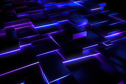 abstract background with glowing squ, a Photo by Iftikhar Alam