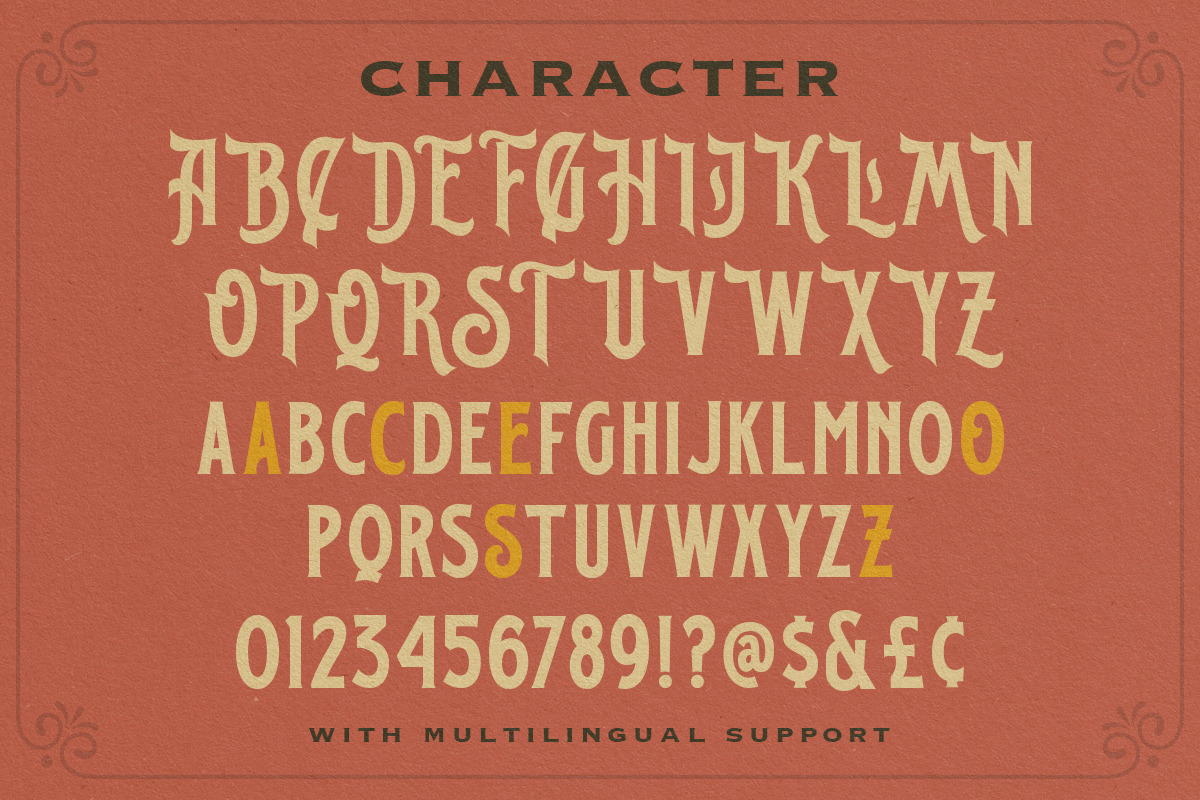 Brains Courage - Vintage Display Fon, a Font by Letterhend Studio (Photo 8 of 8)