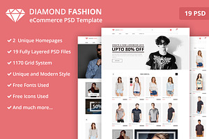 Fashion- eCommerce PSD Template