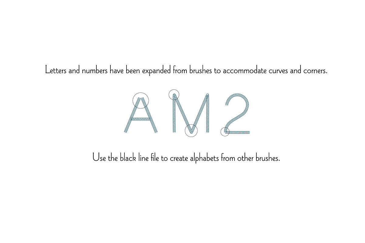 Stitched Alphabet and Brushes, a Brush Add-On by Melissa Held Designs (Photo 2 of 4)