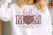 Best Mom Ever Mother's Day Png, Mama, an Illustration by Designking (Thumbnail 4 of 6)