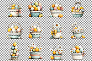 Funny Easter Basket Clipart, an Illustration by Sublimation Artist (Thumbnail 5 of 7)