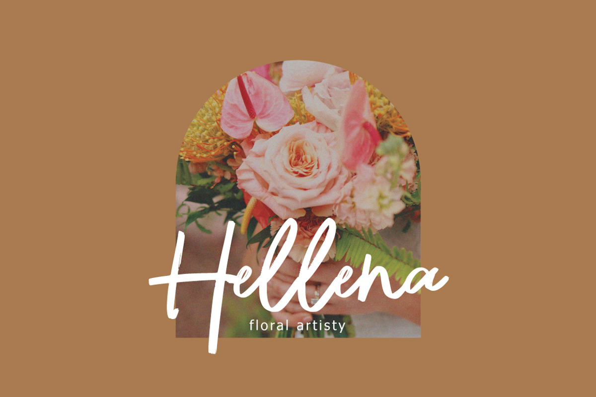 Hafine - Casual Brush, a Handwritten Font by tebaltipislab (Photo 4 of 10)