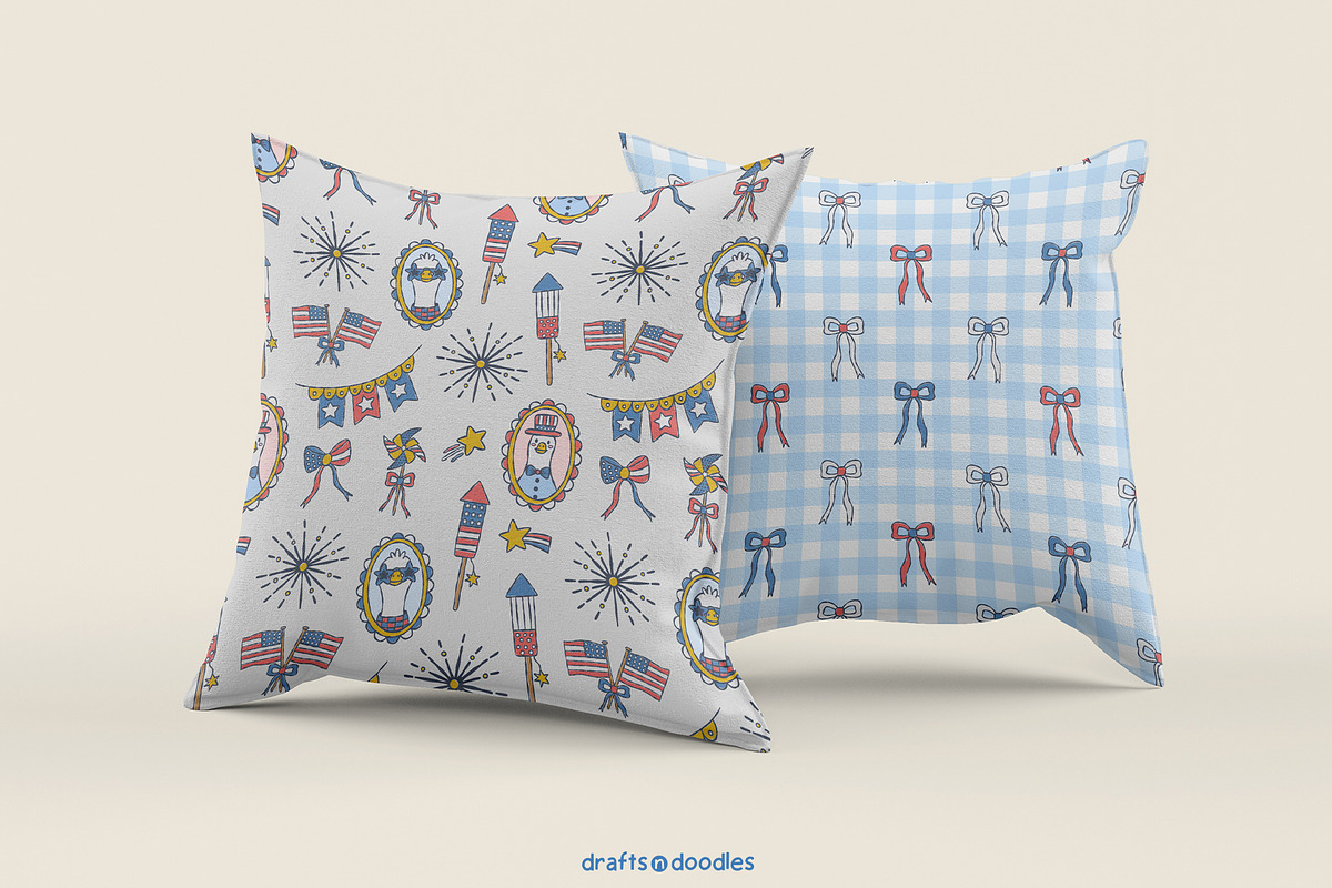 4th of July Preppy Patriotic Bundle, an Object Illustration by Drafts n Doodles (Photo 13 of 14)