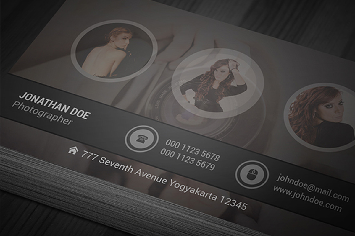 Photography Business Card, a Business Card Template by InfinityArt (Photo 3 of 4)