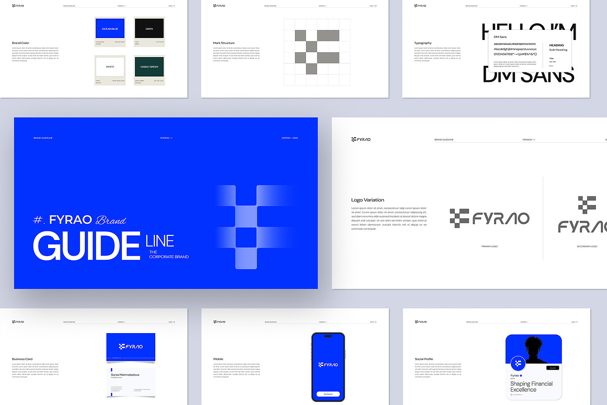 Brand Guideline Presentation, a Presentation Template by graphypix (Photo 4 of 7)