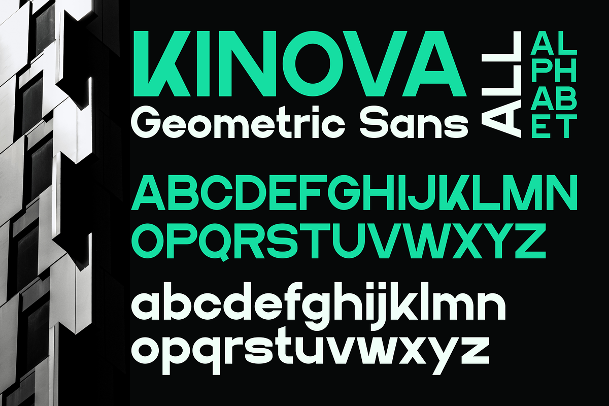 Kinova - A Modern Sans Serif Font, a Sans Serif Font by Marvadesign (Photo 3 of 7)