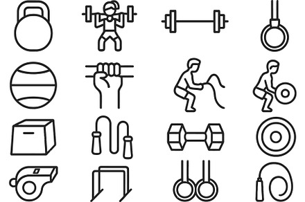 Fitness equipment and exercises, a Sport Illustration by ZinetroN