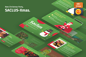 Saclus - Christmas Powerpoint, a Presentation Template by Dhabee
