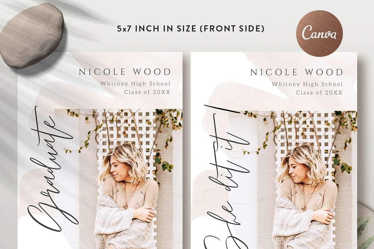 Graduation Announcement SG017, an Invitation Template by Bellenity Design (Photo 2 of 3)