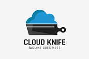 Cloud Knife Logo - Cooking Logo, a Branding & Logo Template by Creattlle (Thumbnail 1 of 4)