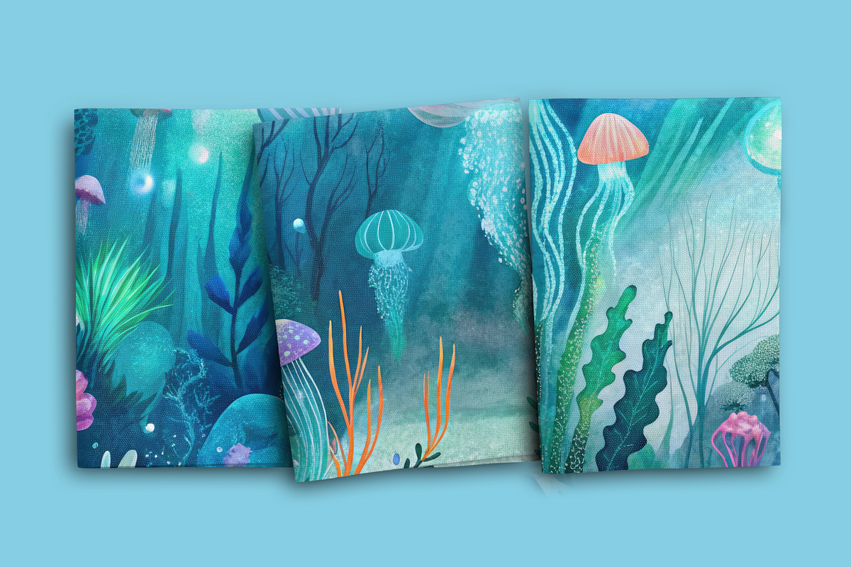 Underwater Garden, a Background Graphic by Curve Design (Photo 3 of 7)
