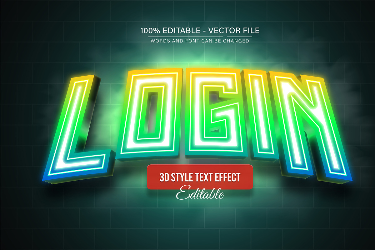 3D Text Effects Collection Vol 32, a Graphic by Aglonemadesign (Photo 2 of 17)