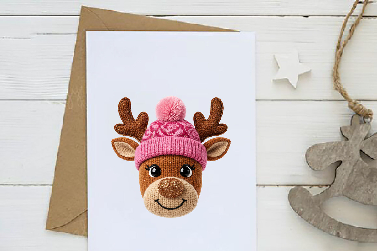 Crochet Faux Yarn Christmas Reindeer, an Illustration by Dream Creation (Photo 3 of 5)