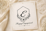 Santhina Flower Monogram, a Handwritten Font by Yoga Letter (Thumbnail 3 of 6)
