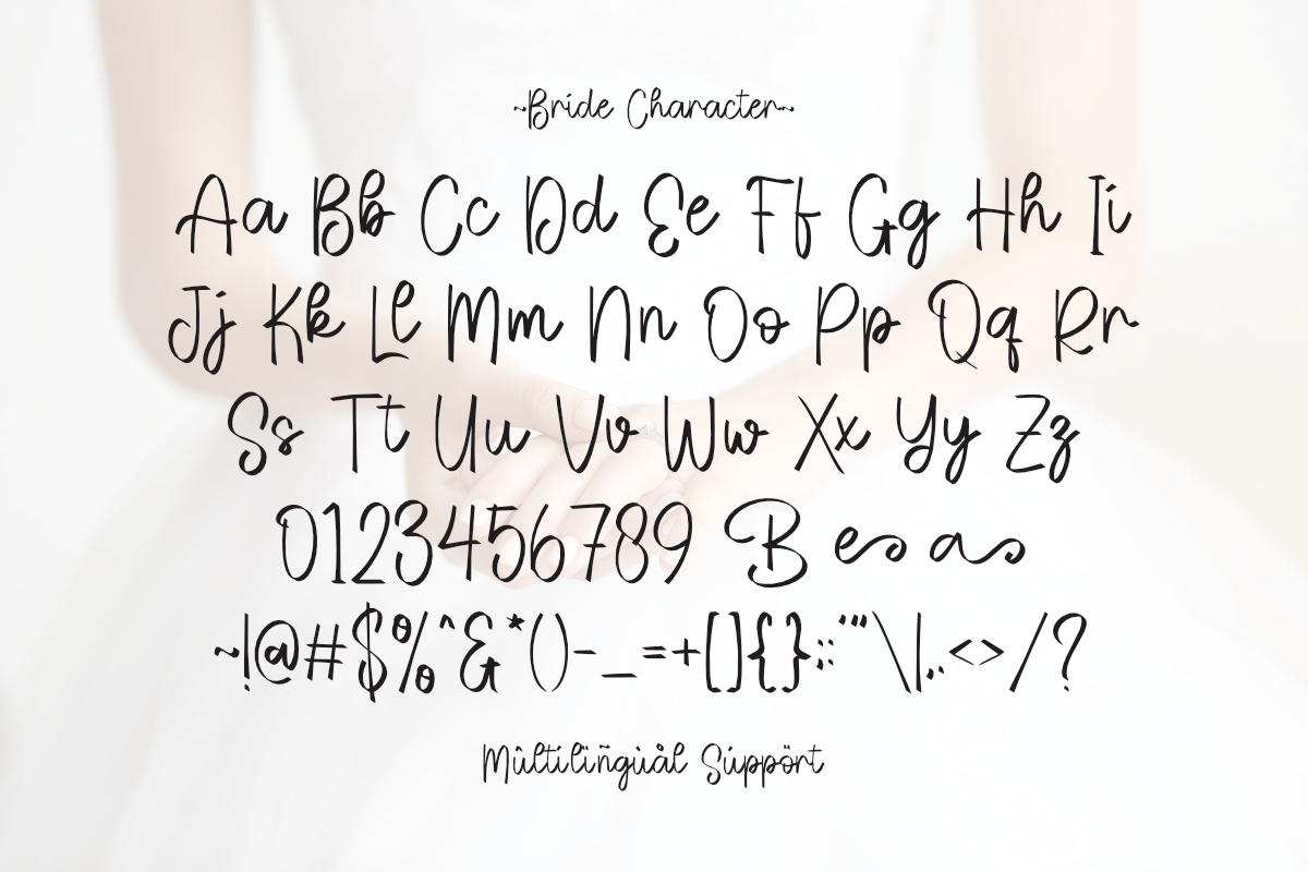 Bride - Natural Handwritten, a Script Font by Letterayu Studio (Photo 3 of 6)