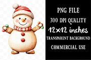 Watercolor Gingerbread Clipart, an Illustration by Designking (Thumbnail 4 of 4)