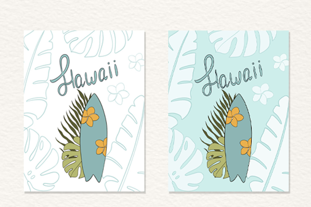 Aloha Hawaii Posters, a Decorative Illustration by Mari_Caliart (Photo 5 of 12)