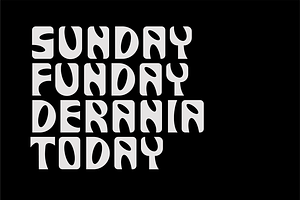 Derania - Monstera Display Font