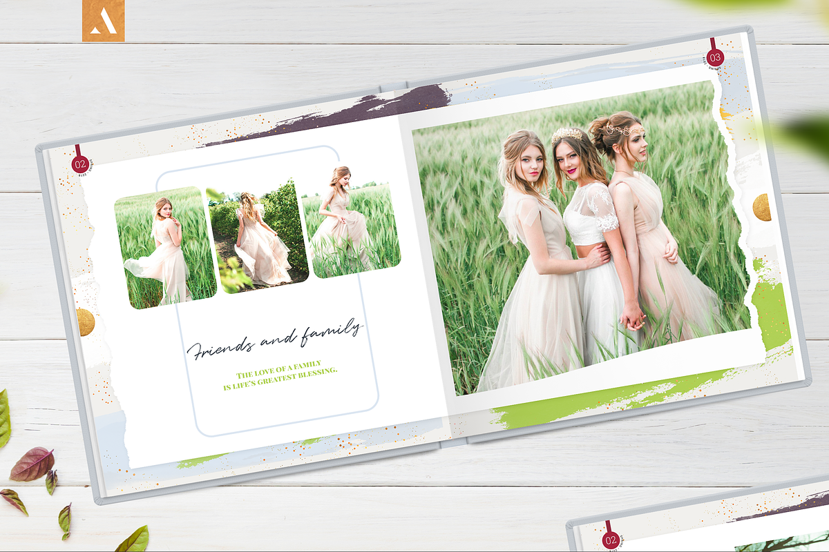 12x12 Photo Album Template / Aurora, a Brochure Template by ArealPro (Photo 17 of 18)
