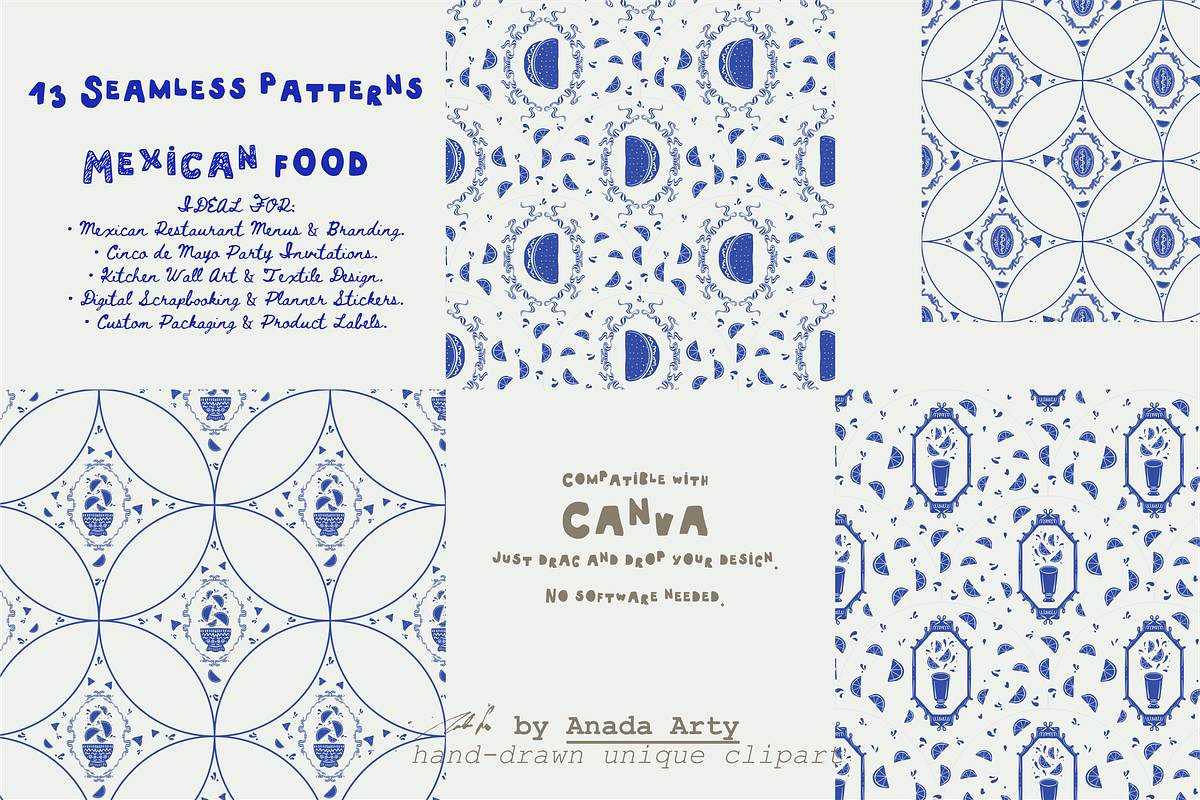 Mexican food collection, a Food Illustration by Anada Arty (Photo 5 of 12)